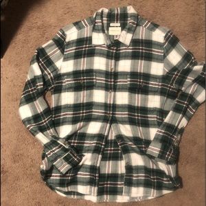 Large plaid shirt